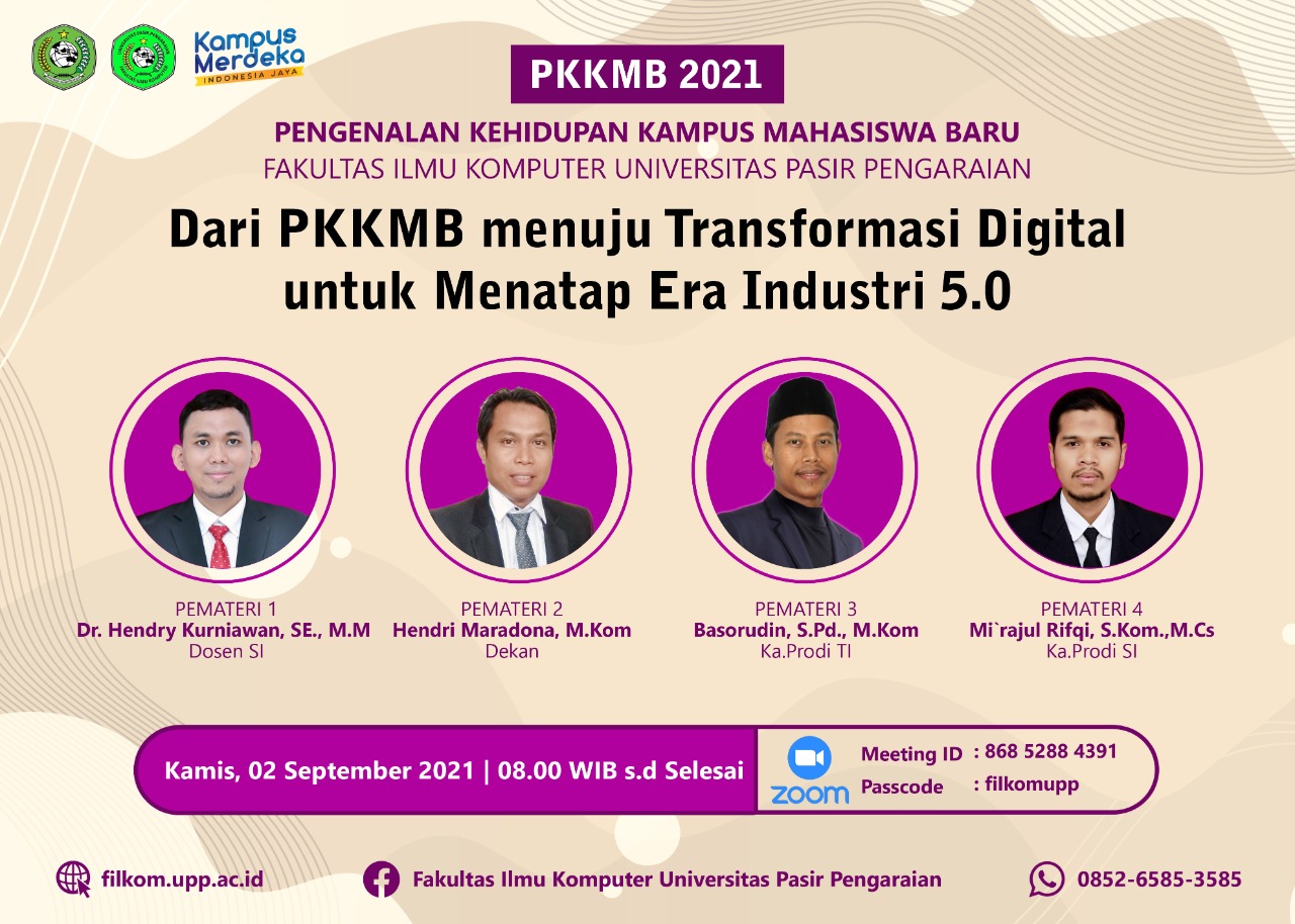 MENUJU TRANSFORMASI DIGITAL, FILKOM UPP SIAPKAN SKILL ERA INDUSTRI 5.0
